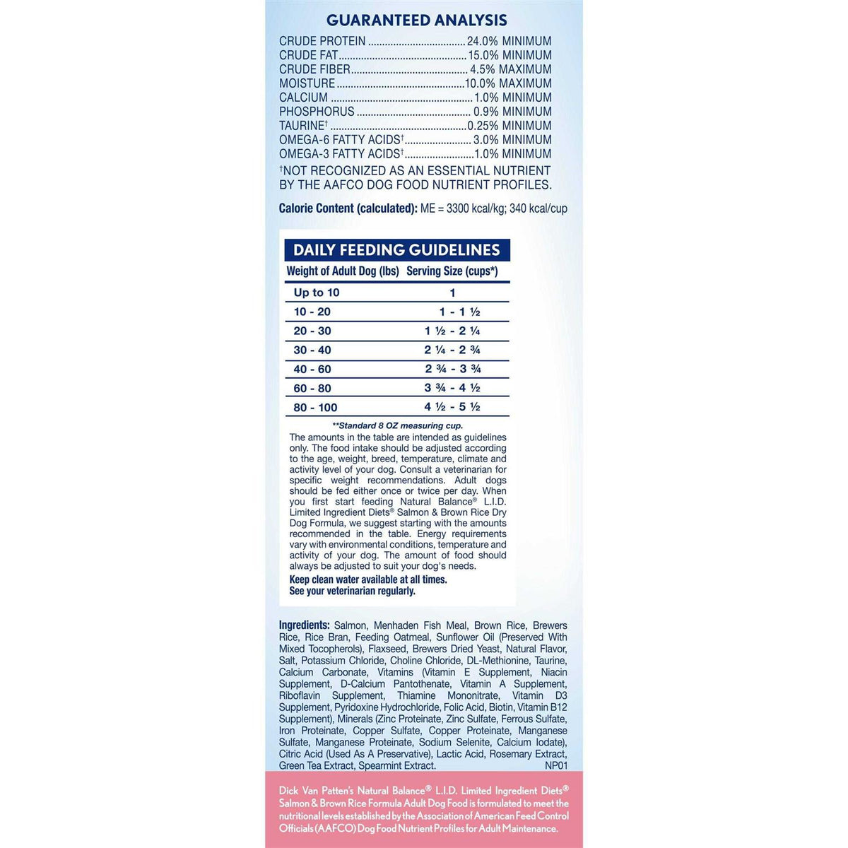 Limited Ingredient Dry Dog Food L346244