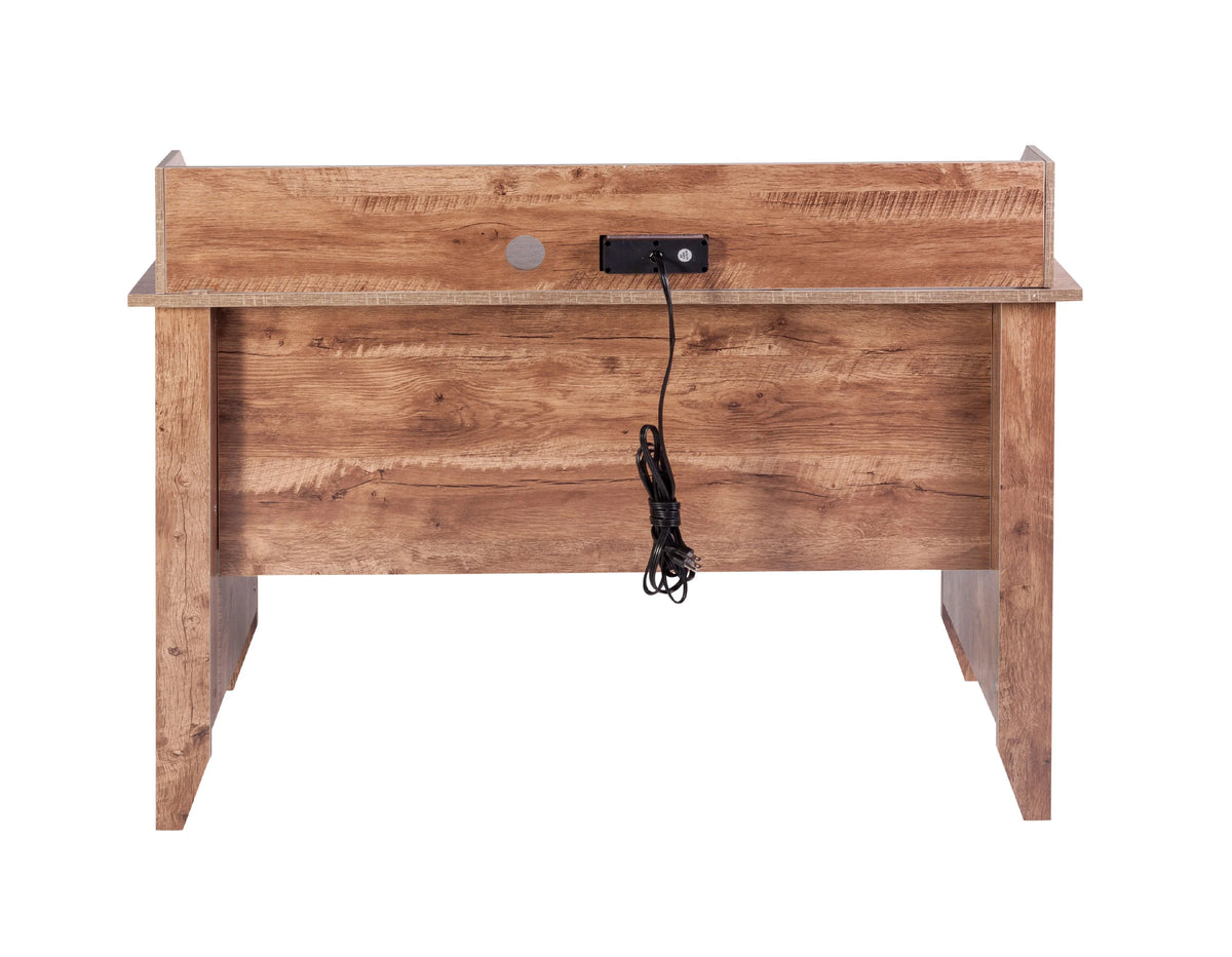 Executive Desk with Hutch, USB and Charger Hub I712