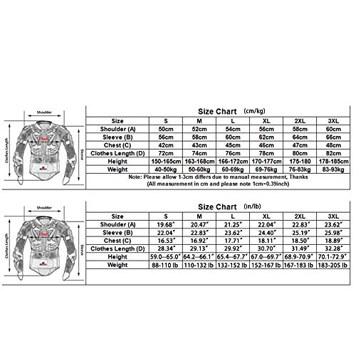 Motorcycle Full Body Armor Jacket I3554