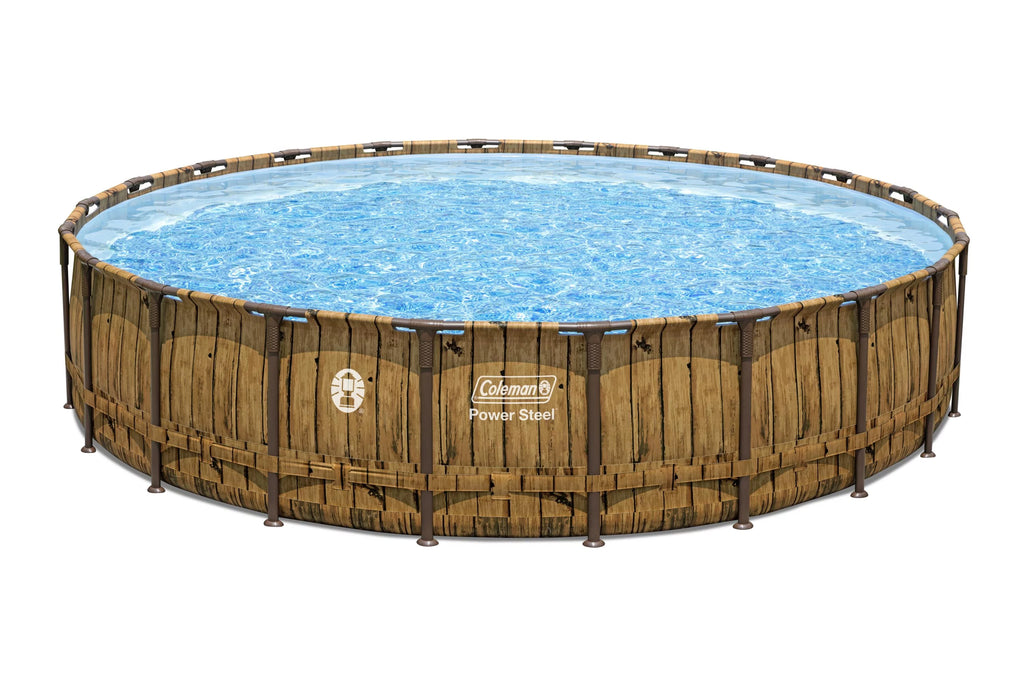 Round Metal Frame Above Ground Pool Set E712