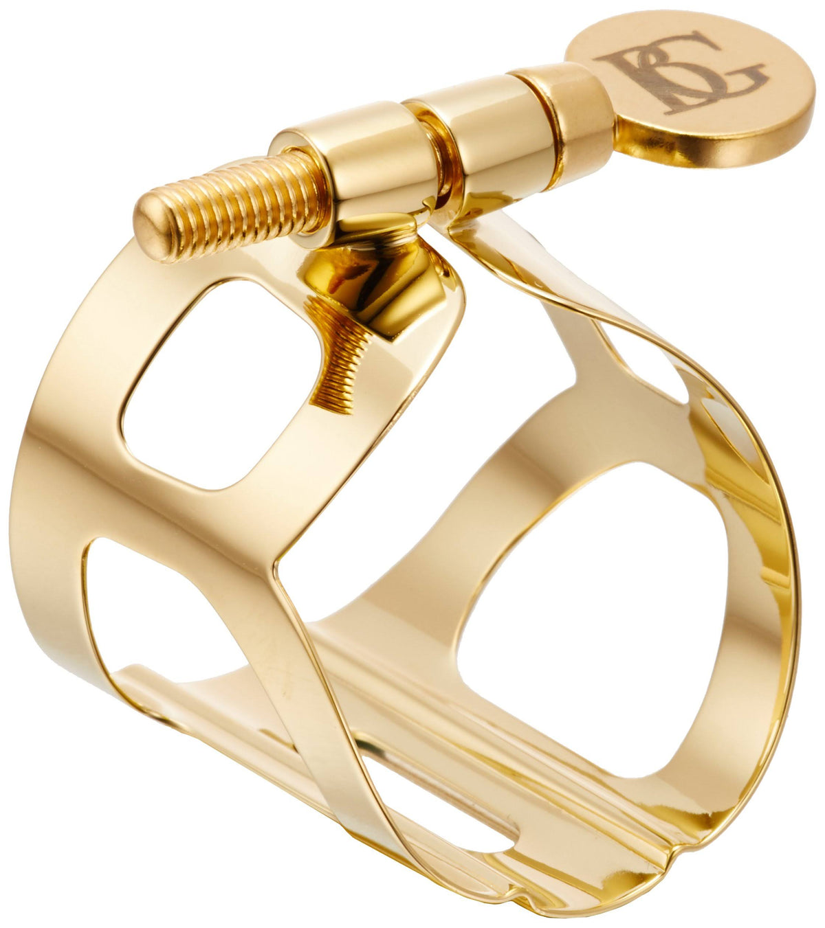 Metal Alto Saxophone Ligature Gold Lacquered M9885