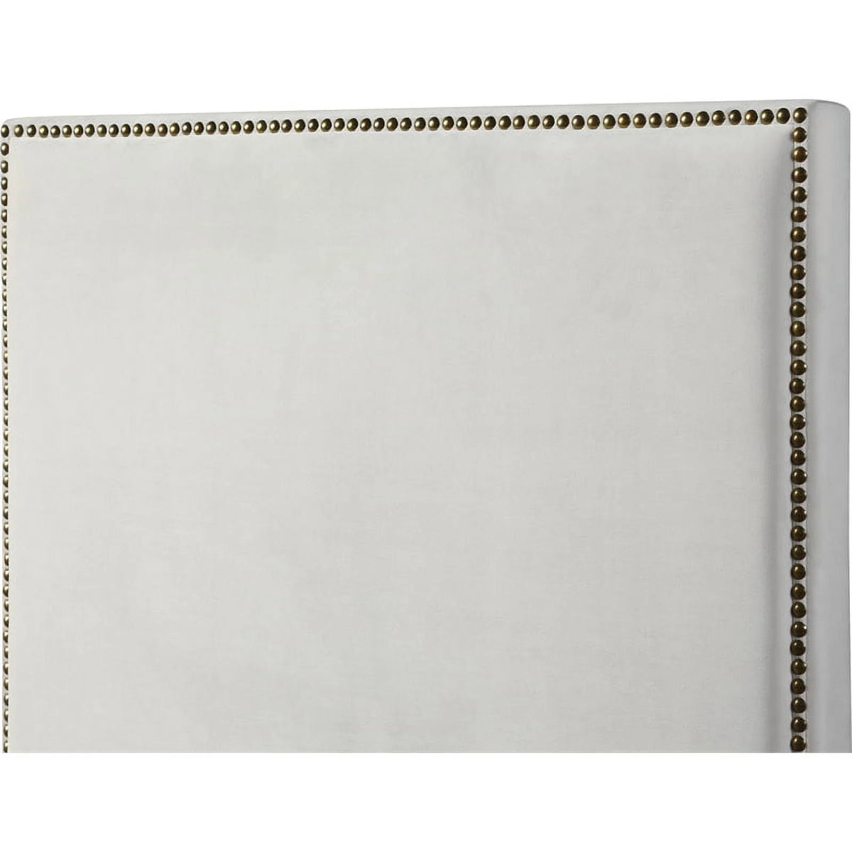Cream Velvet Full Bed J72467