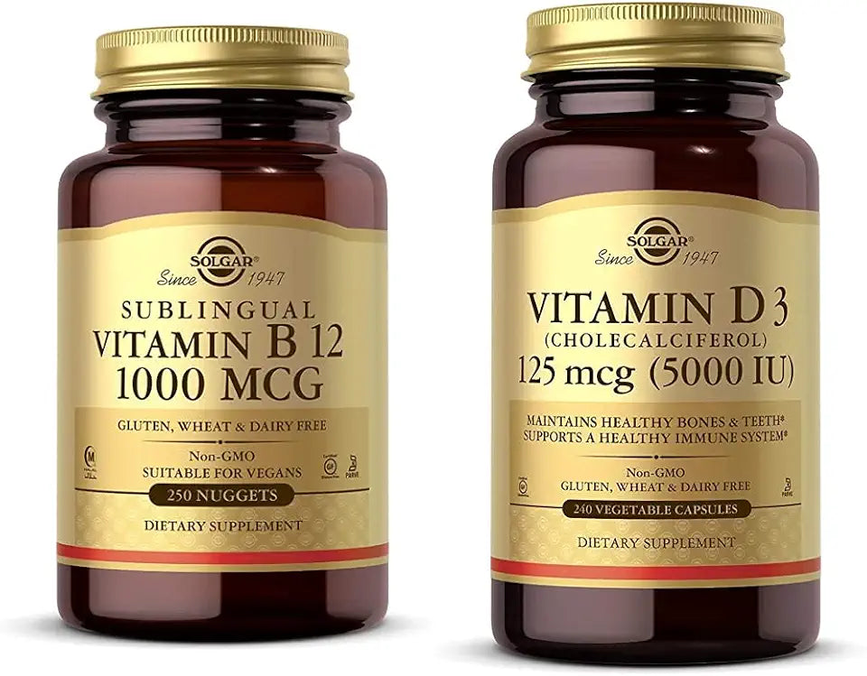 Vitamin B12 1000 mcg 250 Nuggets with Vitamin D3 125 mcg 240 Count D23547