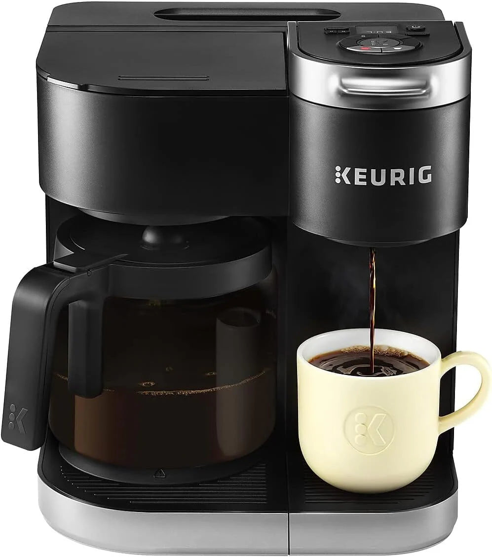 Black Single Serve & Carafe Coffee Maker W4080