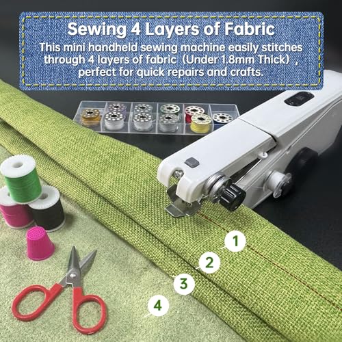 Handheld Cordless Portable Mini Sewing Machine with Kit C8204