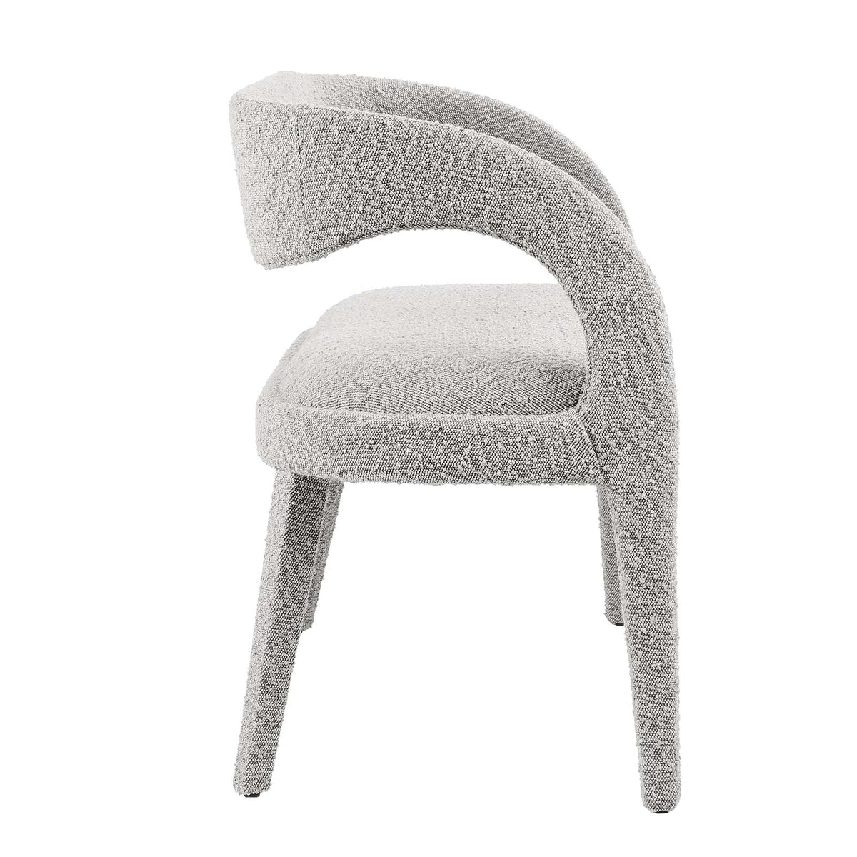 Boucle Fabric Accent Bench Q8505