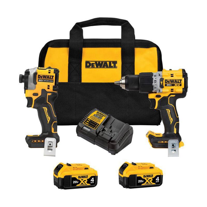 20V MAX Cordless Hammer Drill and Impact Driver Combo Kit with 2 Batteries W91881