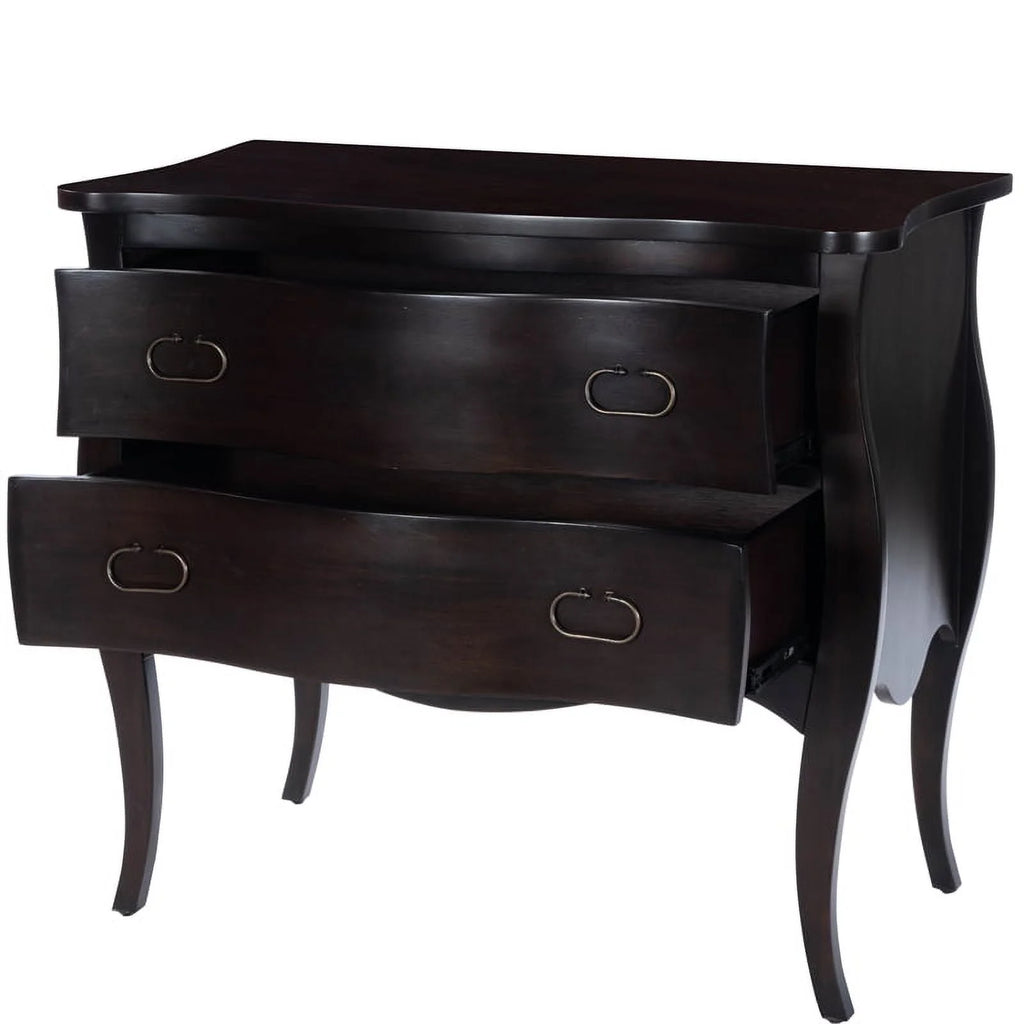 Dark Brown 2-Drawer Chest E40332