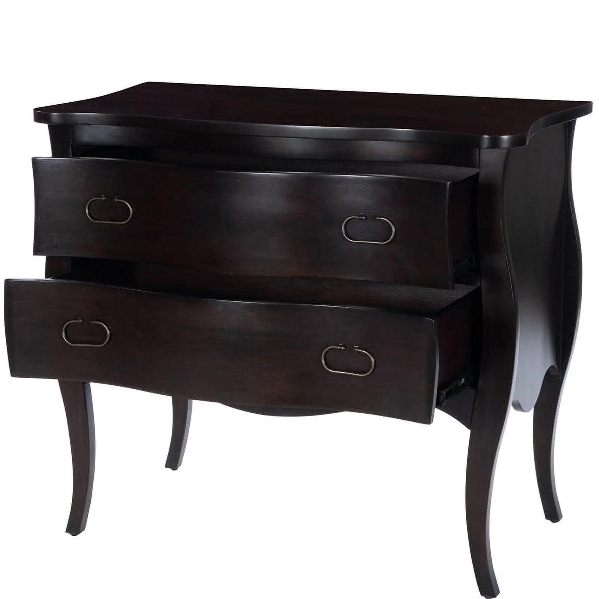 Dark Brown 2-Drawer Chest E40332