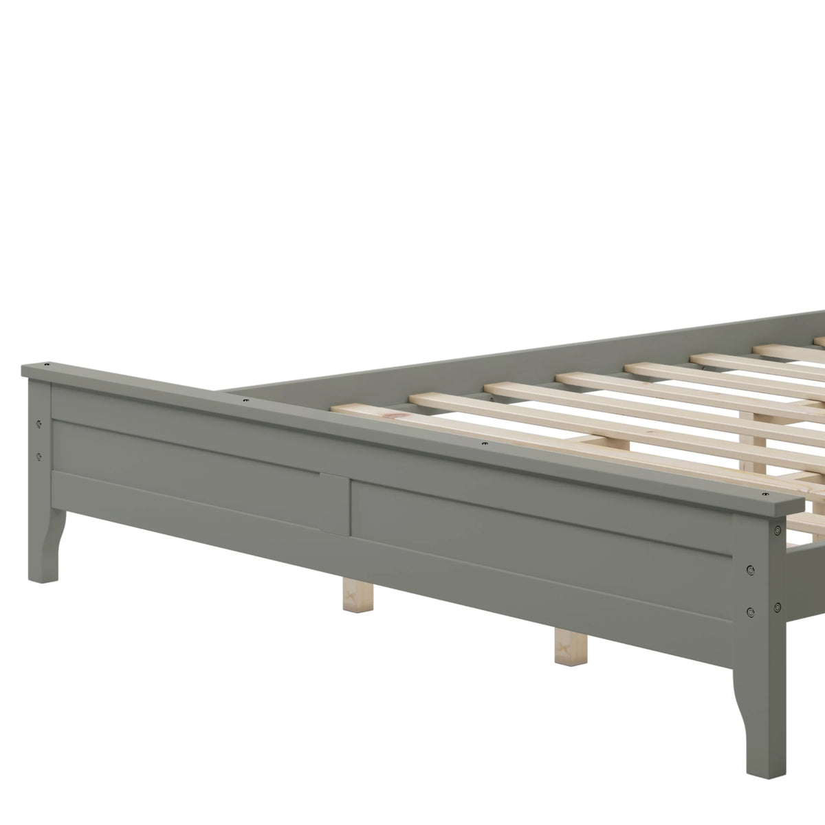 Queen Size Pine Platform Bed Frame with Headboard F639