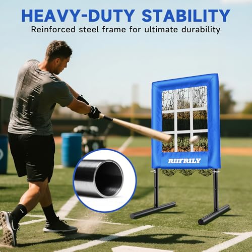 9 Hole Baseball Pitching Net with Strike Zone J4725
