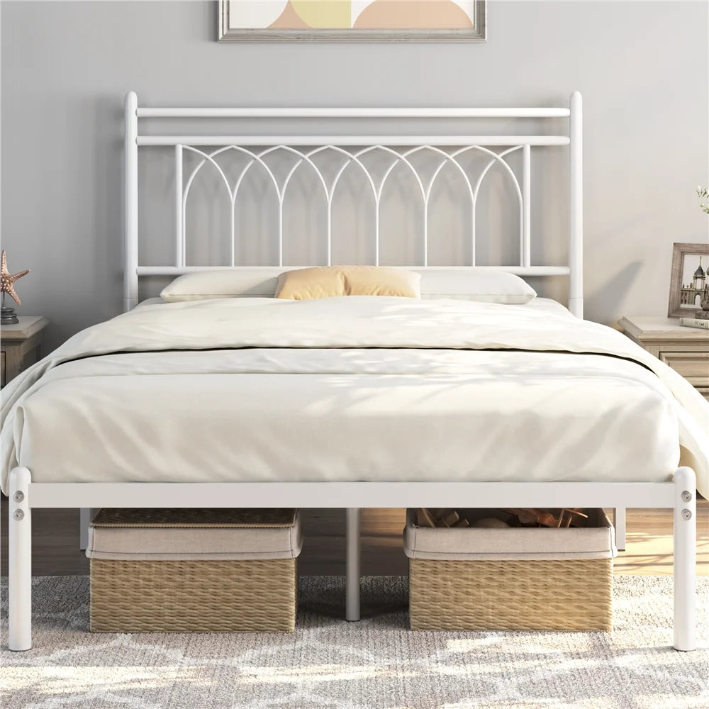 Black Queen Metal Platform Bed F569928