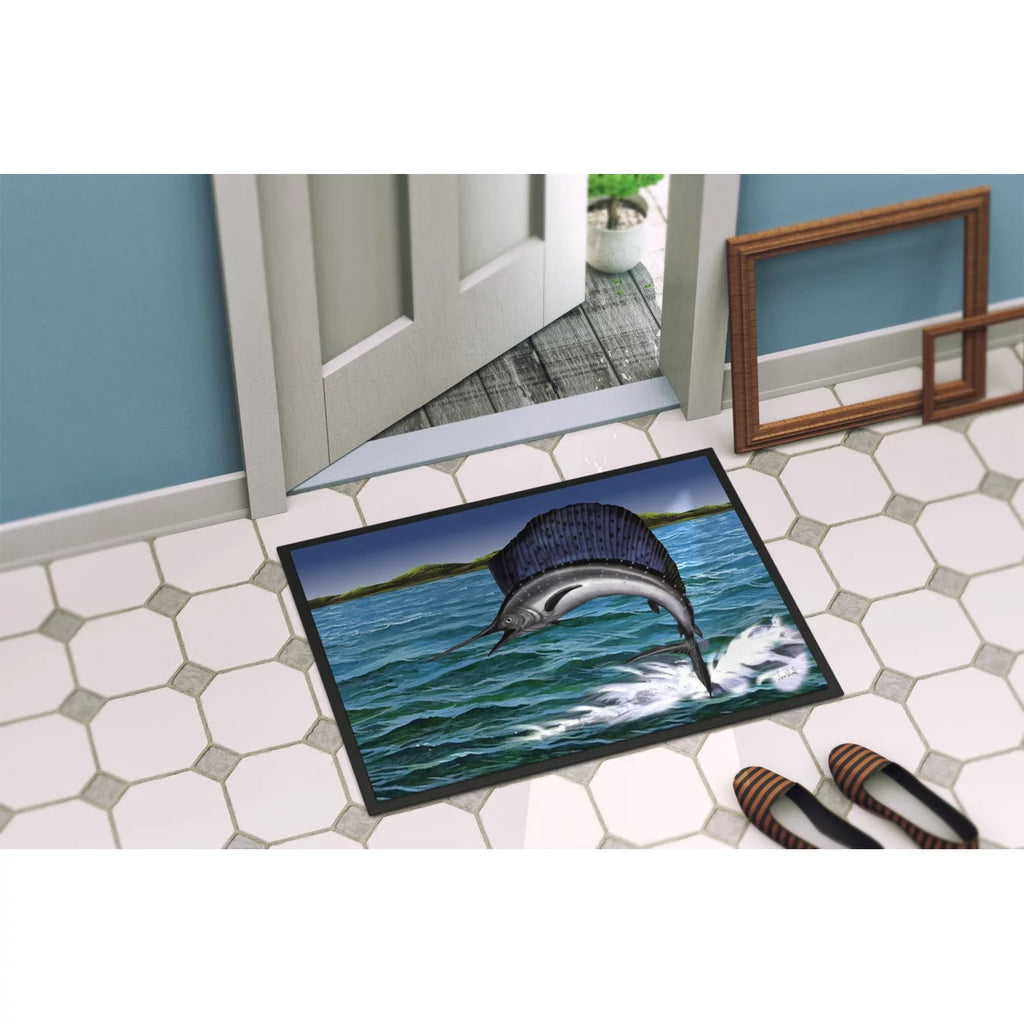 Blue Marlin 24x36 Doormat D625