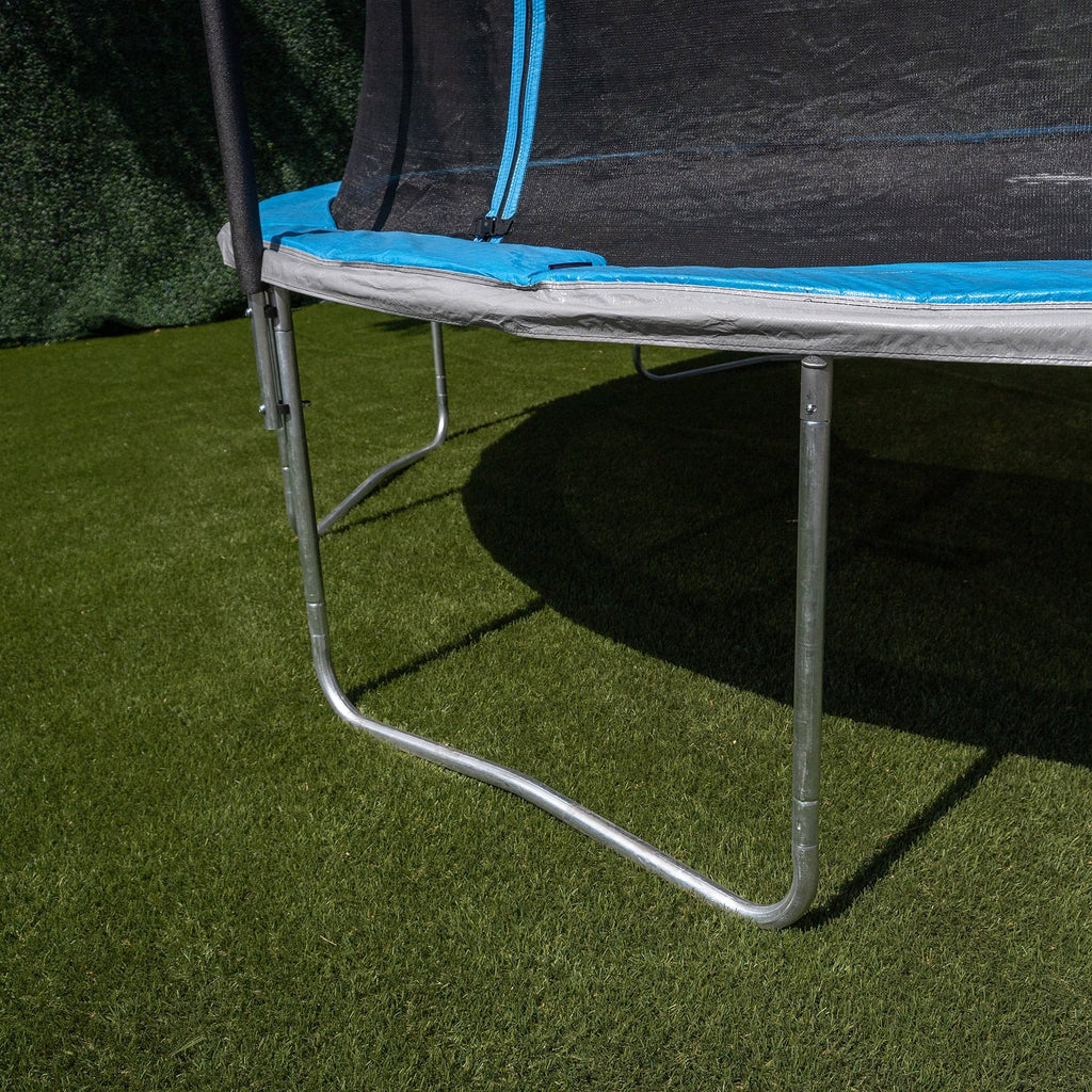 14ft Trampoline and Enclosure with Basketball Hoop J113