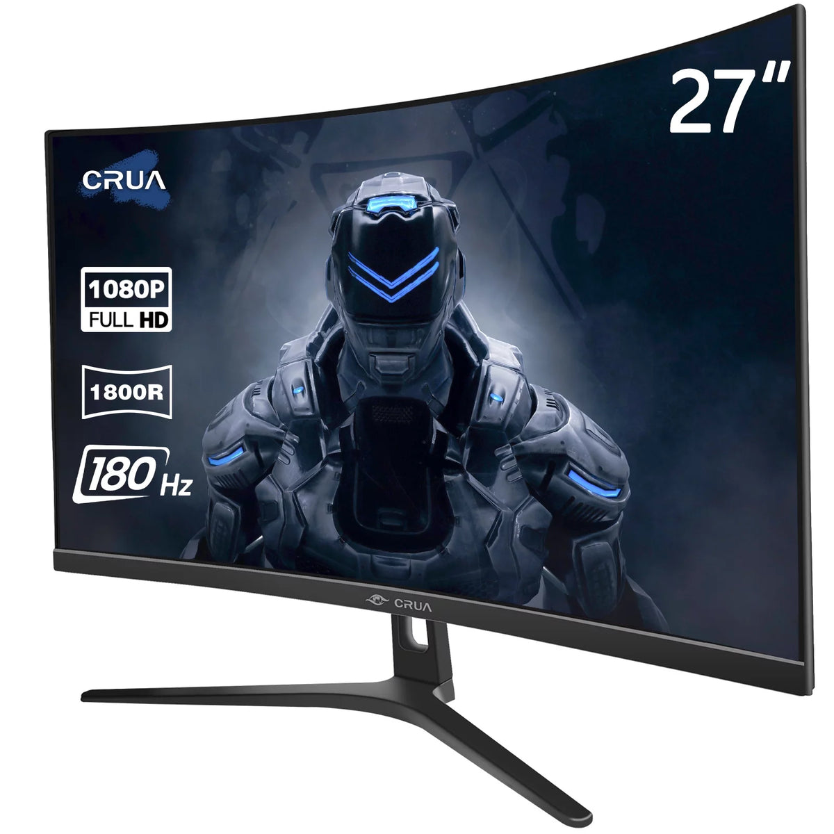 27 Curved Gaming Monitor FHD 1080P 165Hz 1800R Frameless Black K4053