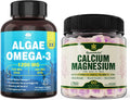 Plant Based Calcium & Algae Omega 3 1200mg Supplement C98961