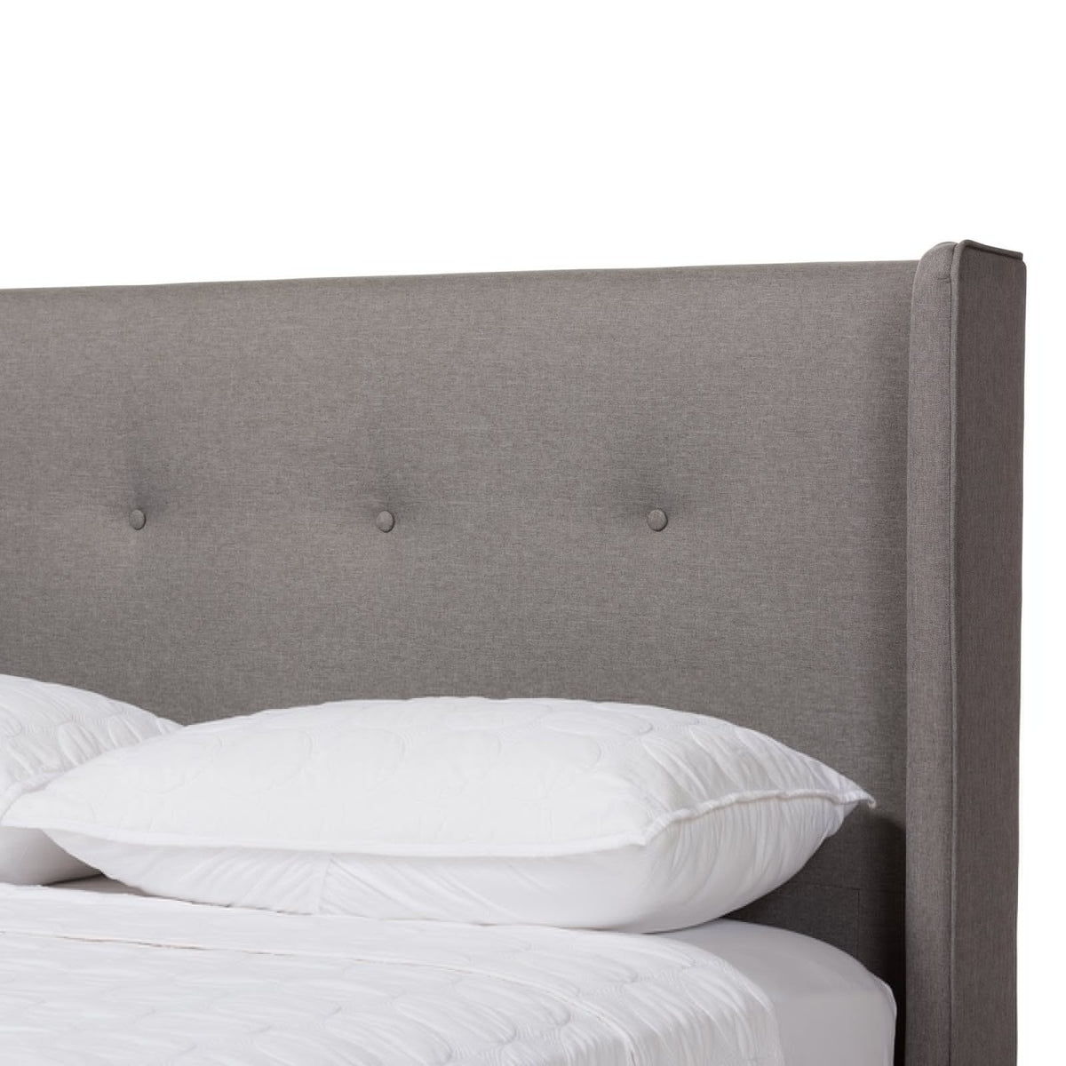 Walnut Wood Platform Bed I564
