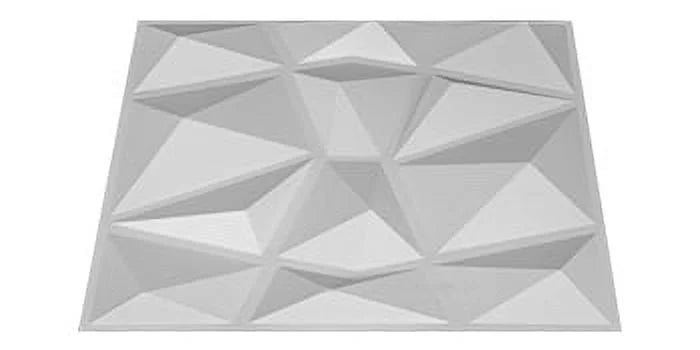 13pcs 50x50cm White 3D PE Foam Wall Panel S5849