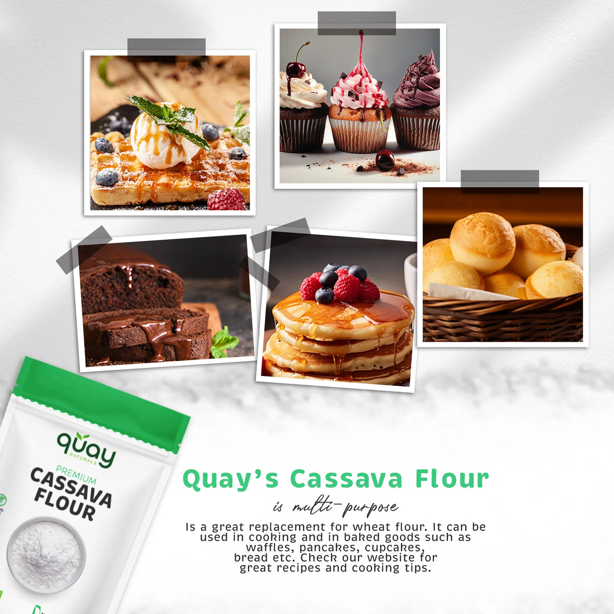 Cassava Flour, 4 lbs, Gluten Free & Grain-Free J280