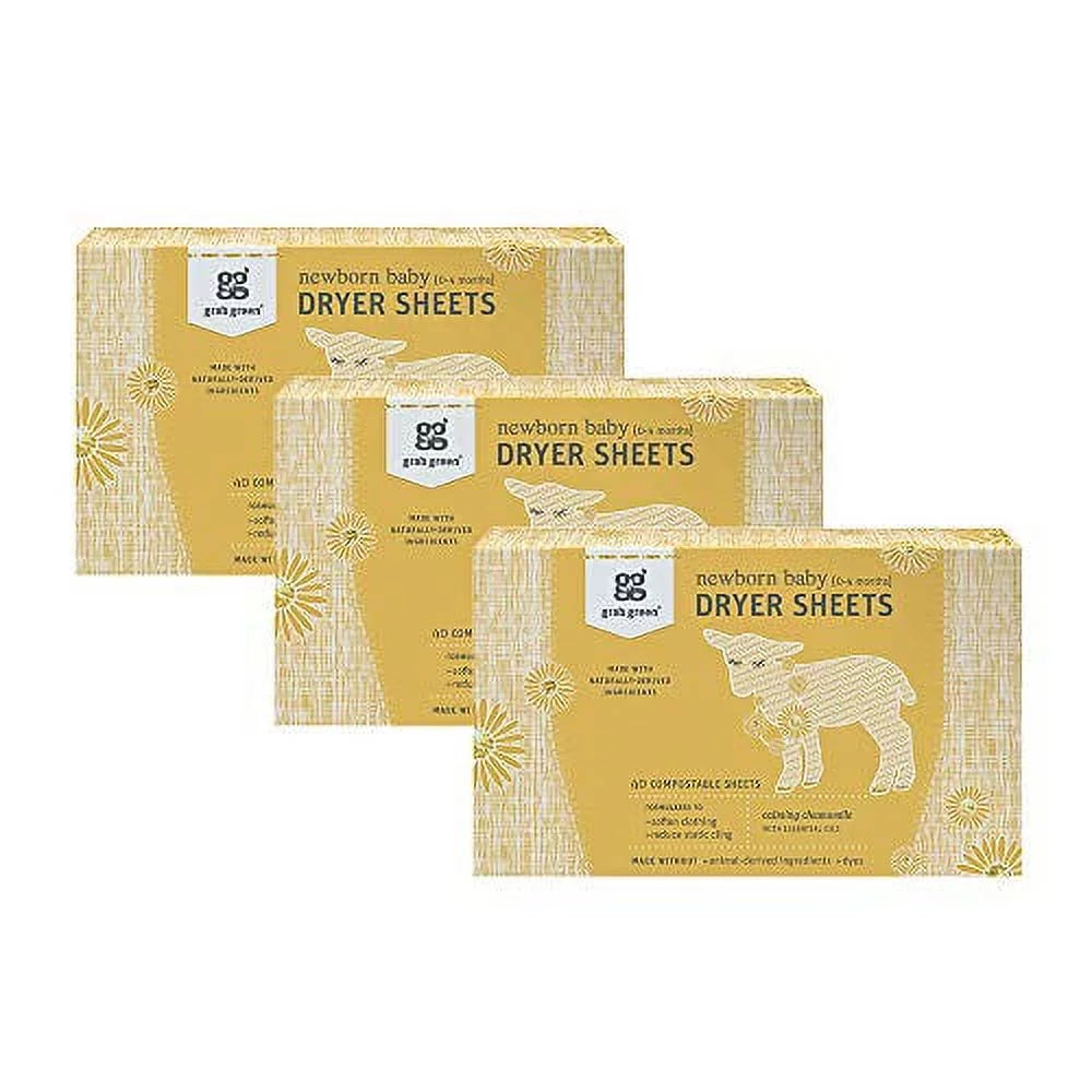 Baby Laundry Dryer Sheets Calming Chamomile 3 Count L884046