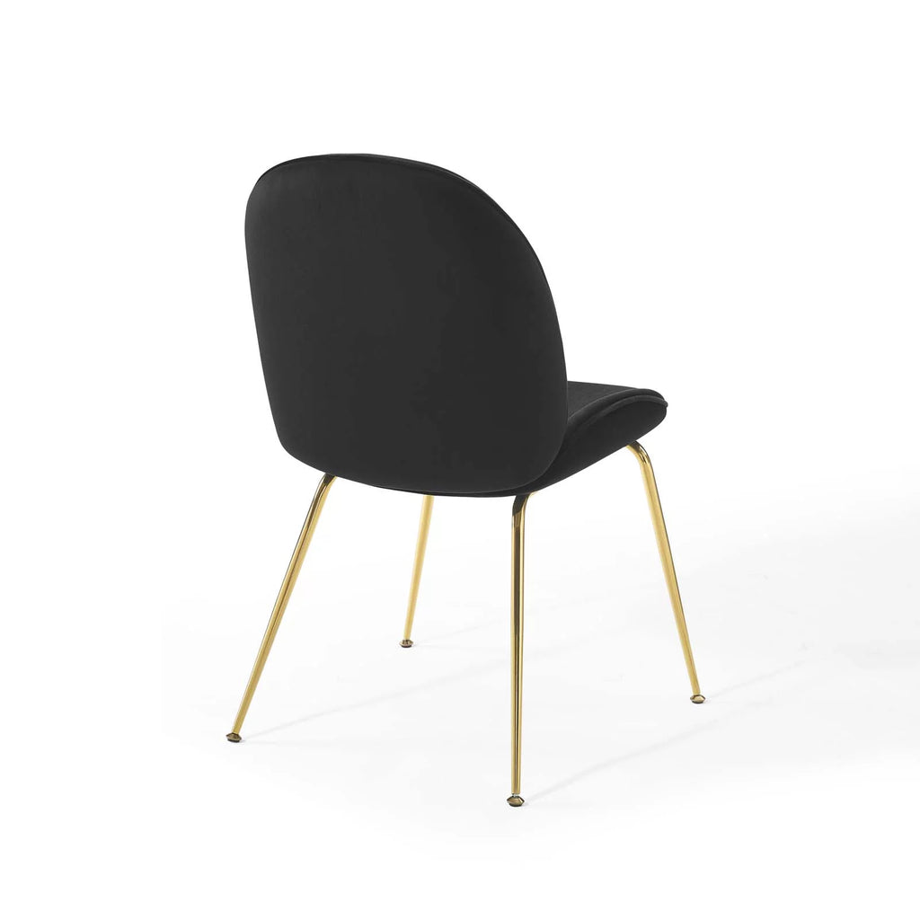Black Velvet Dining Chair E454212