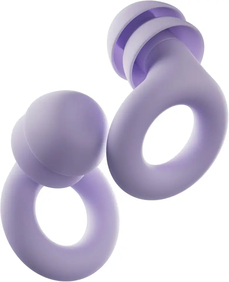 Reusable Ear Plugs with Double Tips, 24 dB Noise Reduction R1541