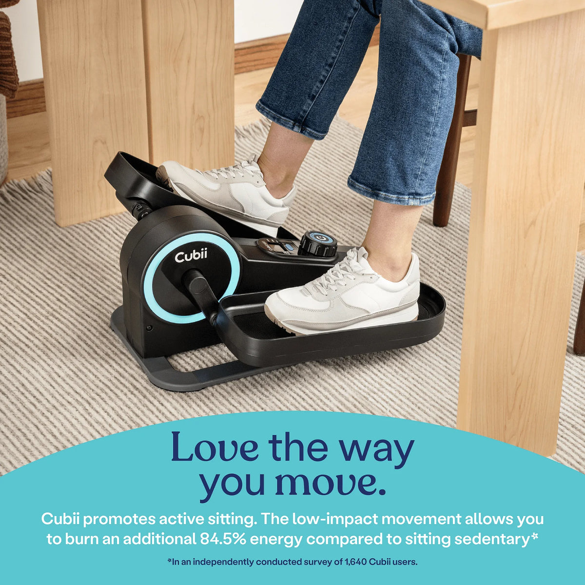 Under Desk Elliptical Bike Pedal Exerciser B5896