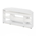 Corner TV Stand up to 55 Inches White E91963