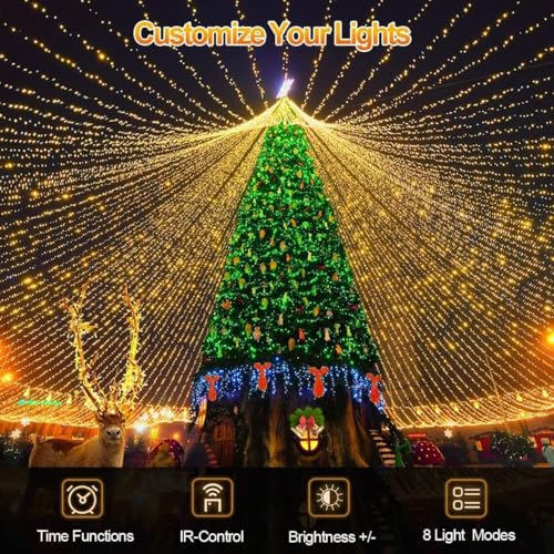 1000 LED Waterproof 8 Modes Fairy Lights G1769