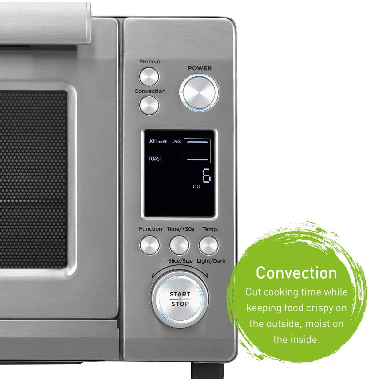 0.9 cu.ft. Convection Toaster Oven with Infrared and Metal Heater W2138