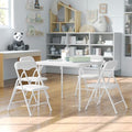 Kids 3-Piece Folding Square Table and Chairs Set B453827