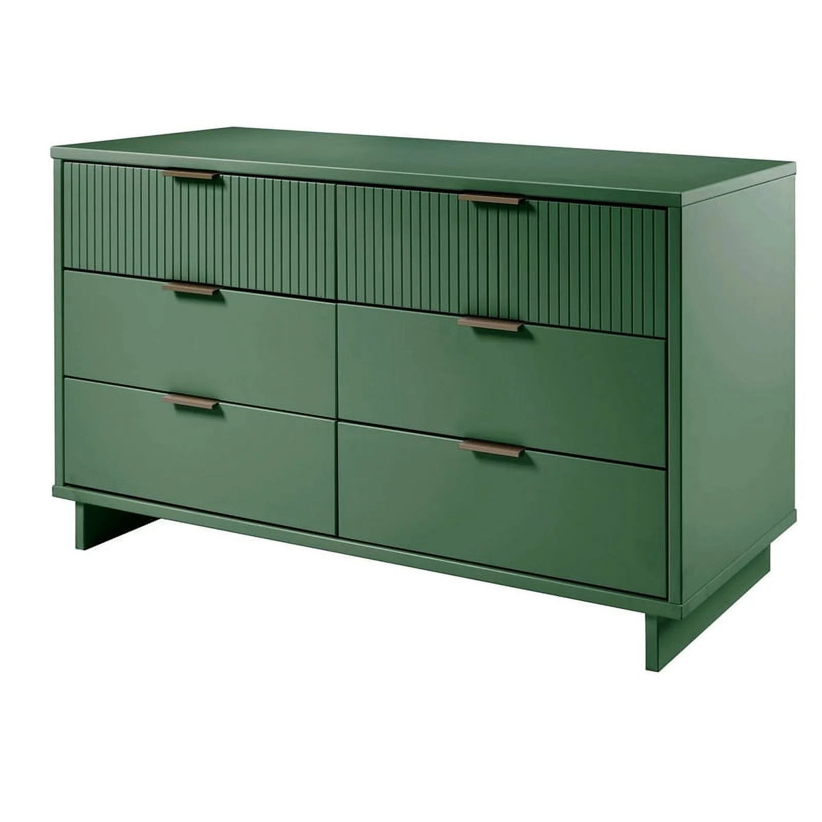 Sage Green Engineered Wood Double Dresser I384