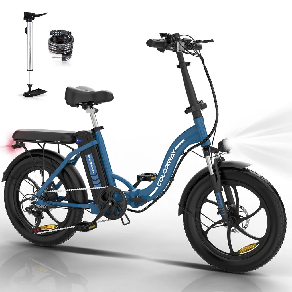 500W Fat Tire Electric Bike 11.2Ah 36V W883