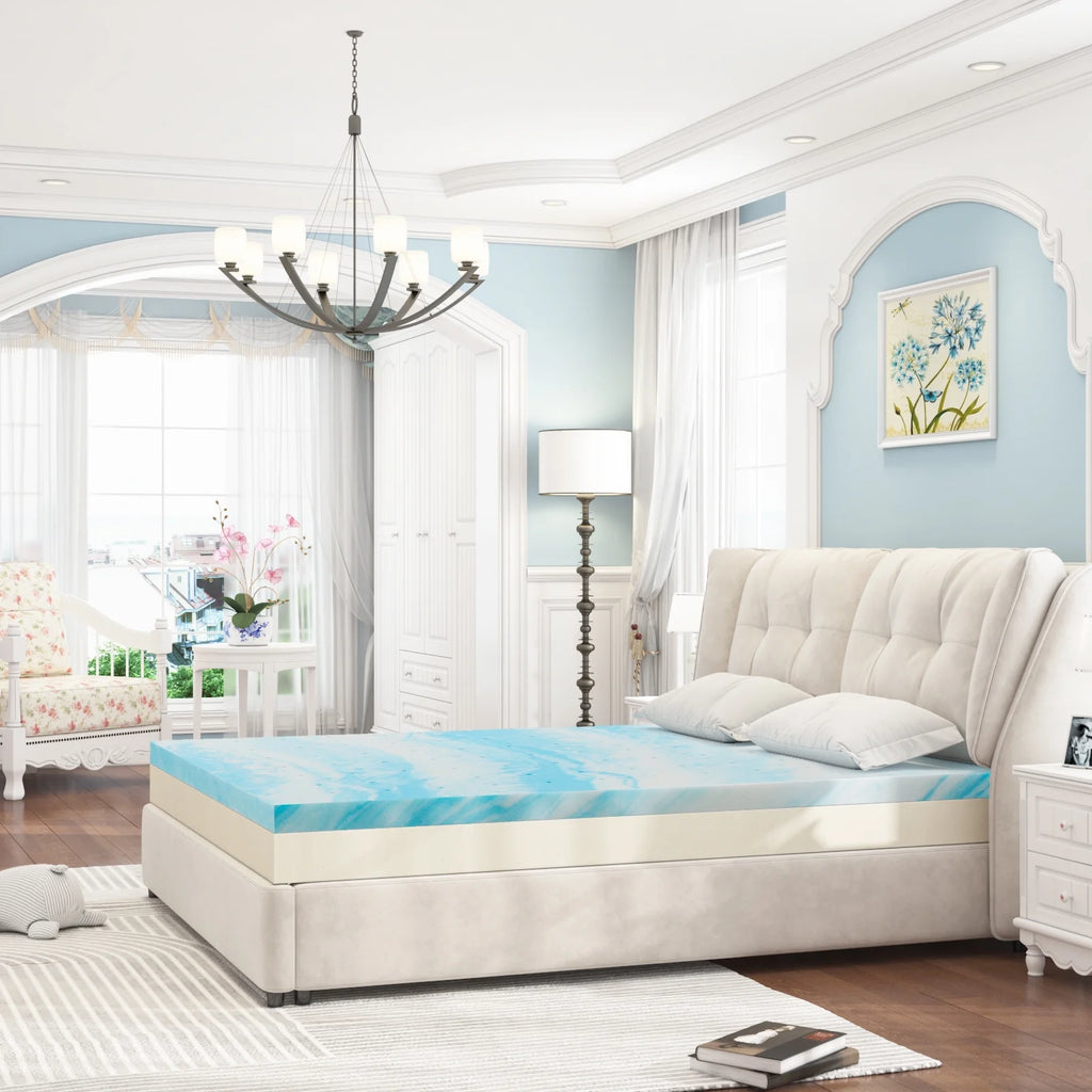 3 Inch Twin Gel Memory Foam Mattress Topper Y206614