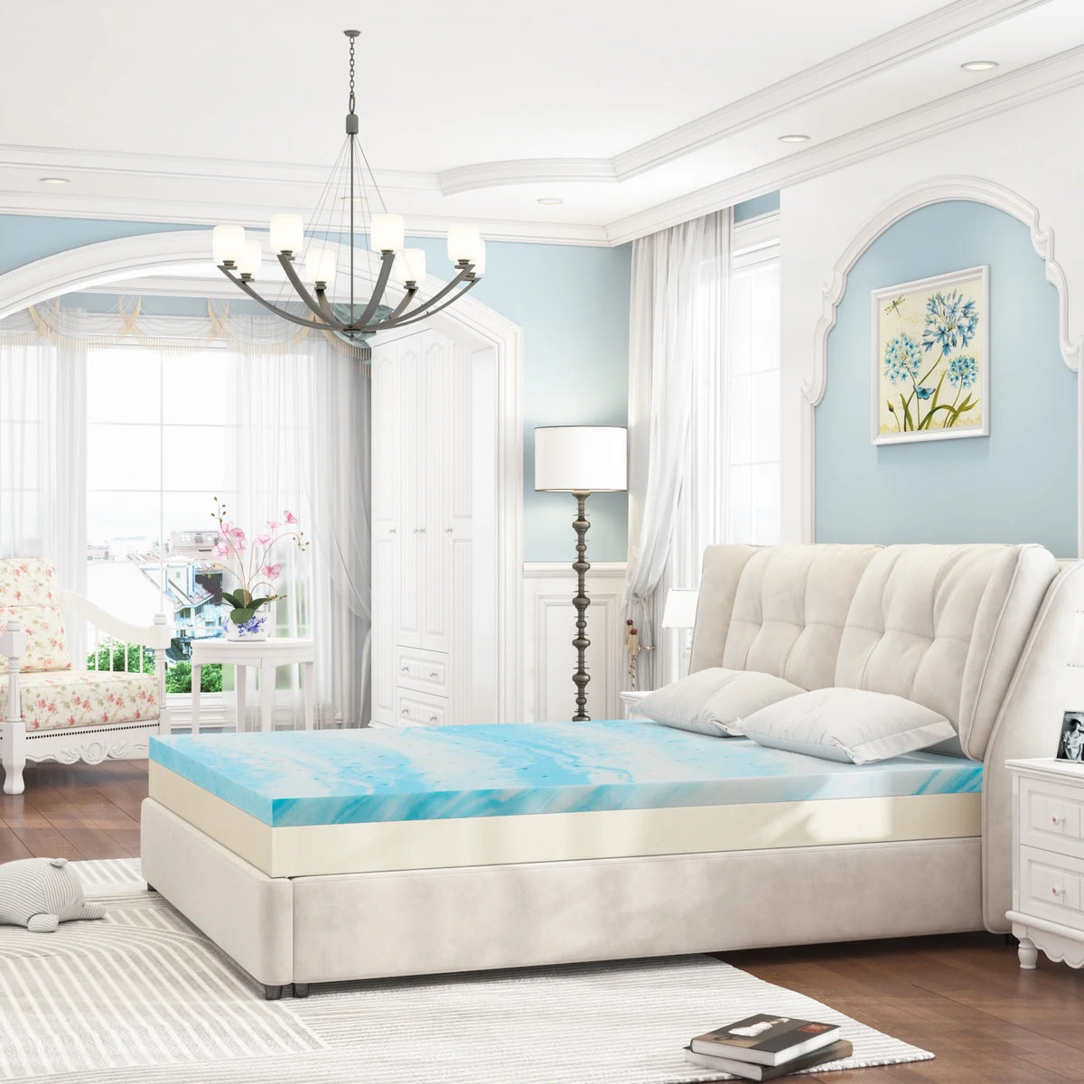 3 Inch Twin Gel Memory Foam Mattress Topper Y206614