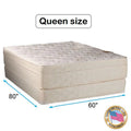 Queen Firm Foam Eurotop Mattress Set with Mattress Protector S816383
