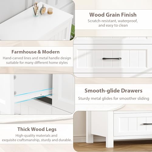 8 Drawer Wooden Dresser A8149