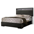 Queen Size Gray Wooden Platform Bed U915