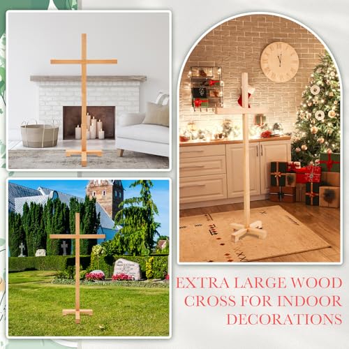 58'' Extra Large Wood Cross M7744