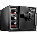 Black Fire-Resistant Waterproof Safe with Digital Keypad 0.82 Cu ft R984