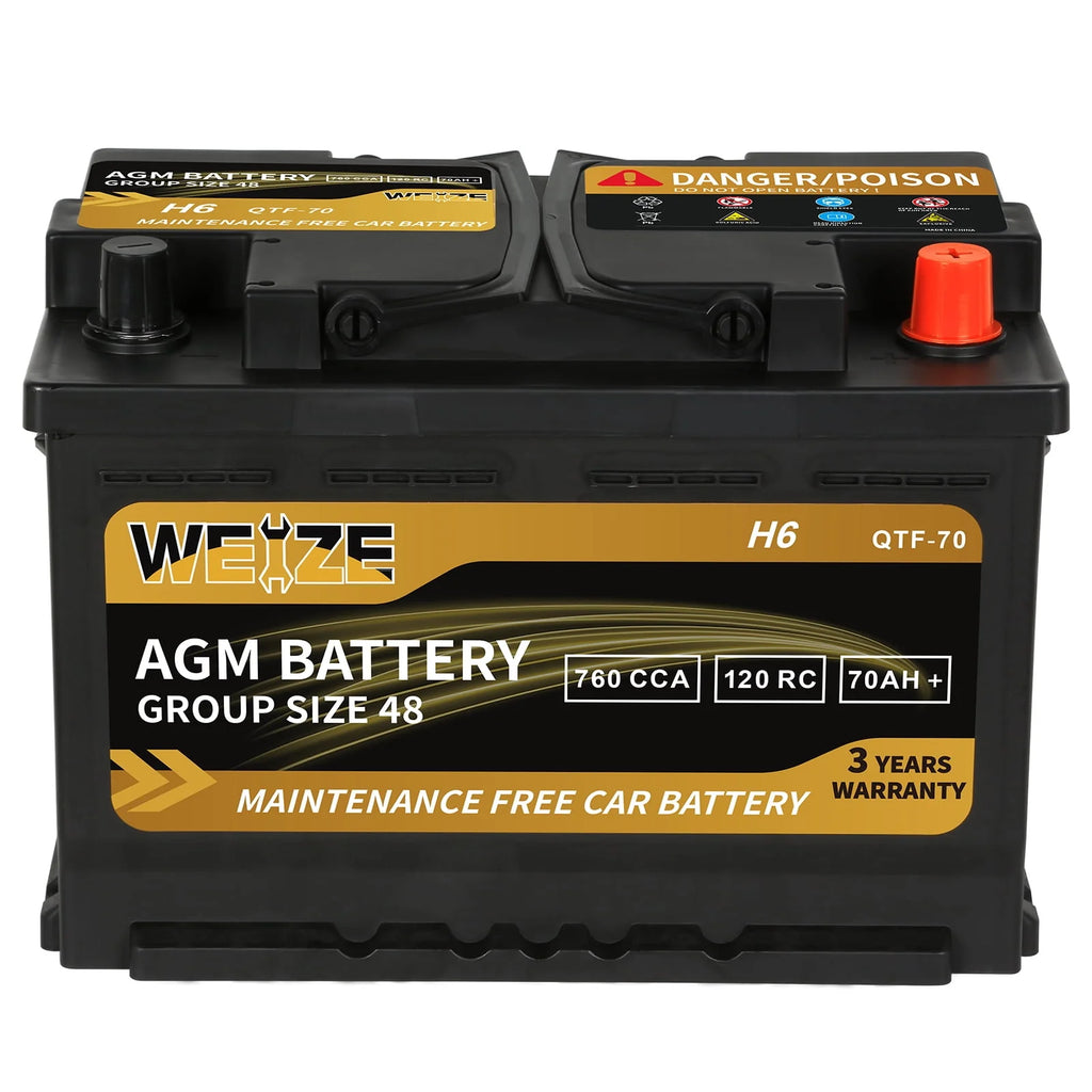 12v 80ah 850CCA Automotive Battery A198077