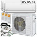 27,000 BTU 3 Zone Ductless Air Conditioner and Heat Pump G68853