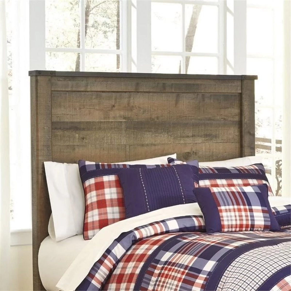 Full Panel Headboard in Brown T114078