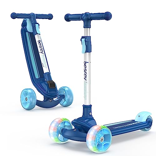 Kick Scooter for Kids 3-Wheel Folding with LED Light Wheels J2265