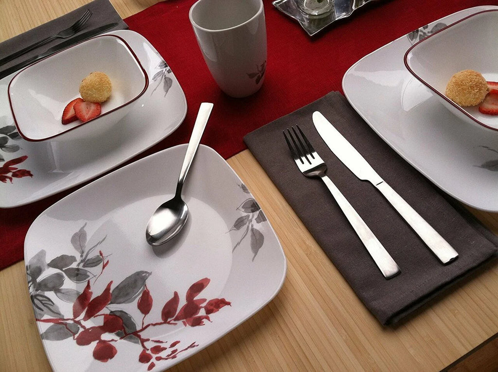 16-pc Square Dinnerware Set Q587533