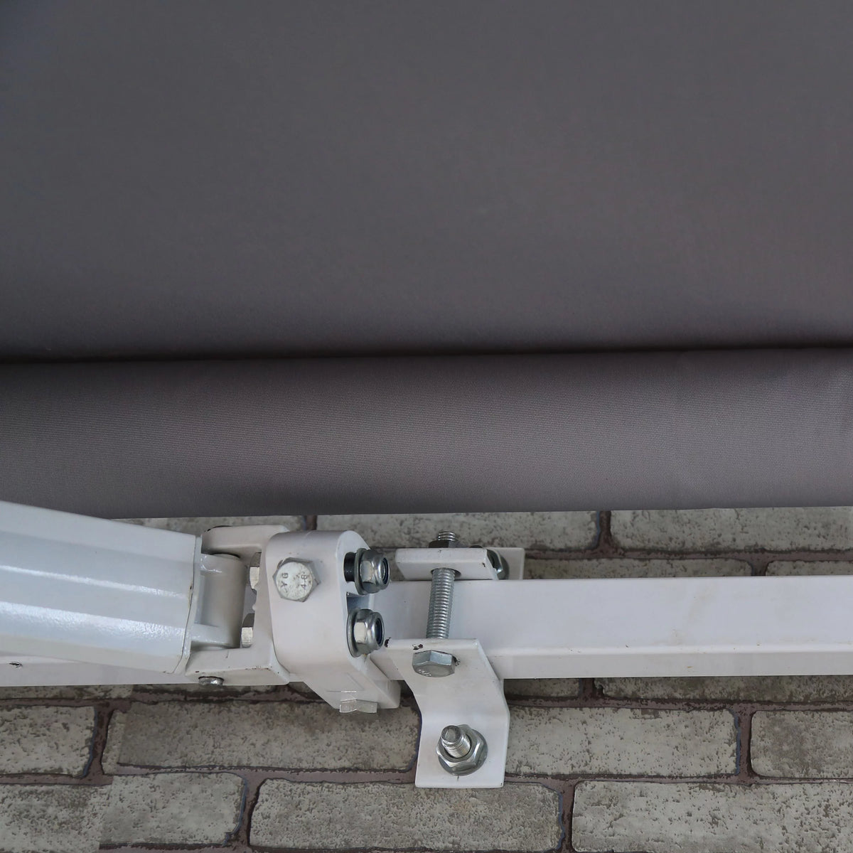 Retractable Patio 13' x 10' Awning Canopy, Gray H7029