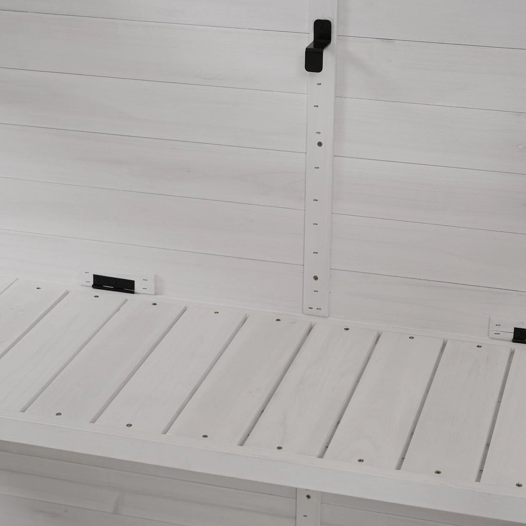 57.9"W x 29.1"D x 78.1"H Polycarbonate Greenhouse with Folding Shelves and Windows P564366