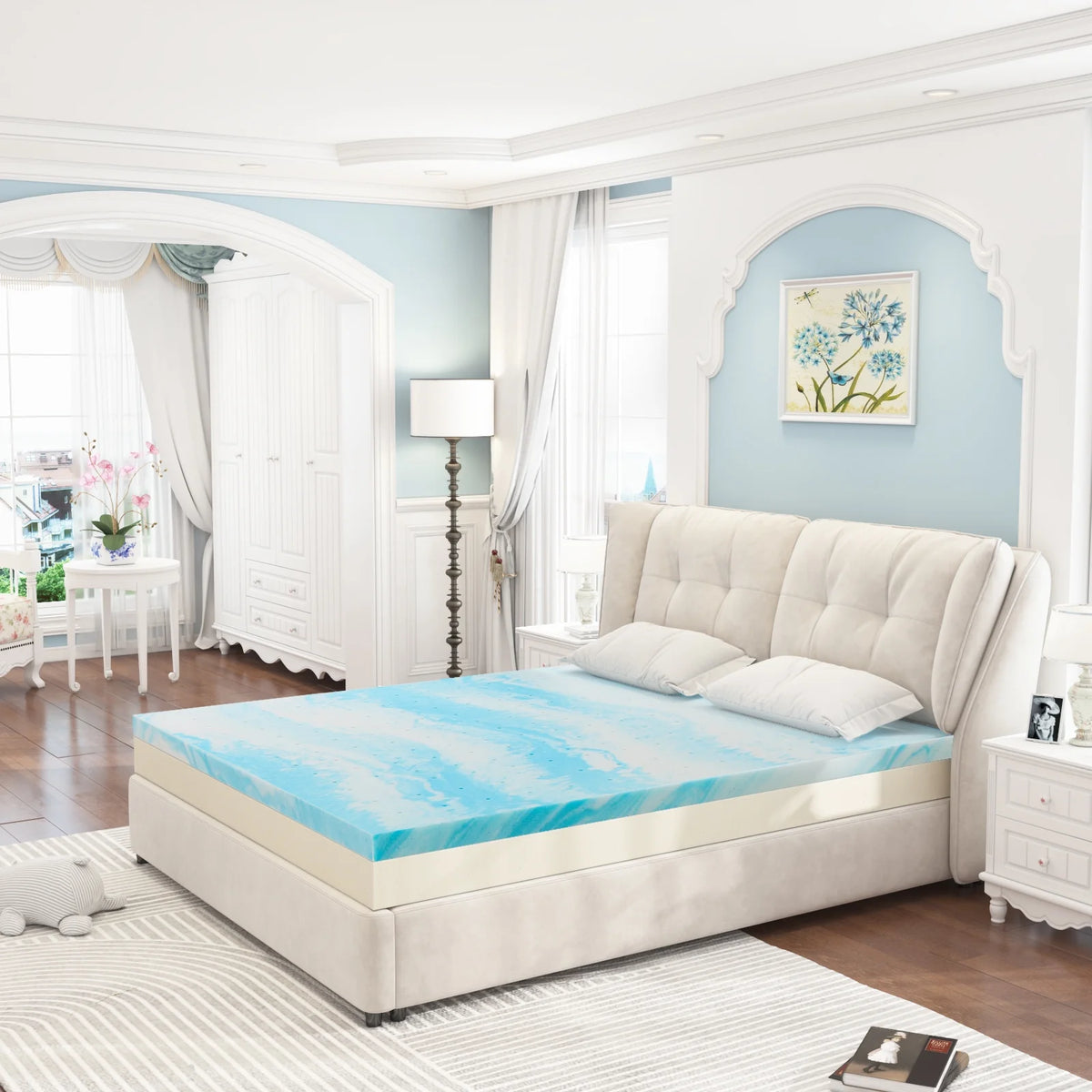 3 Inch Twin Gel Memory Foam Mattress Topper Y206614