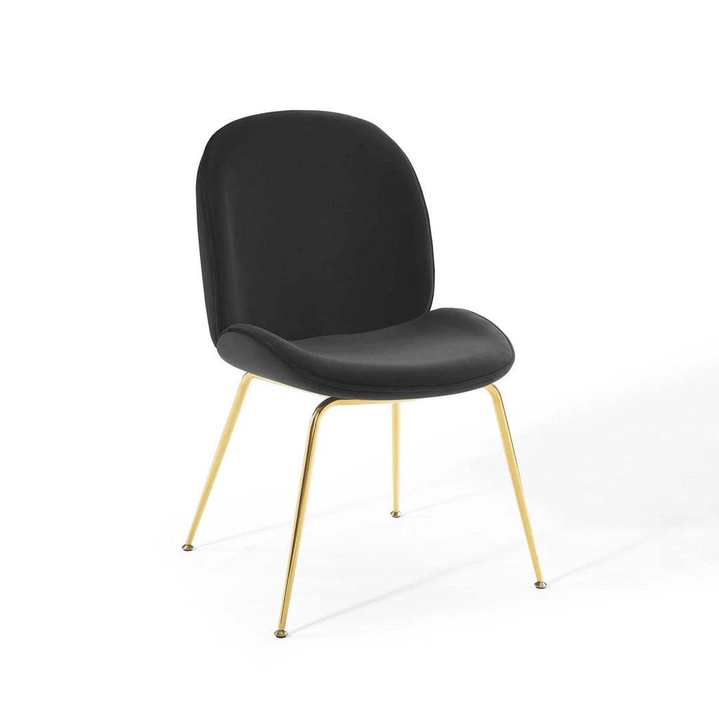 Black Velvet Dining Chair E454212
