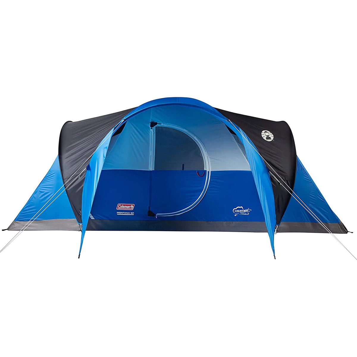 8 Person Cabin Camping Tent with Hinged Door, Blue X714